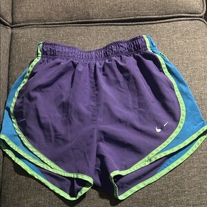 Nike Women's Athletic Shorts in Purple and Blue